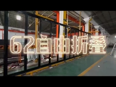 Isolamento acustico a prova di uragano Doppia vetrata Bi - Porta pieghevole in alluminio Patio Porta pieghevole in vetro